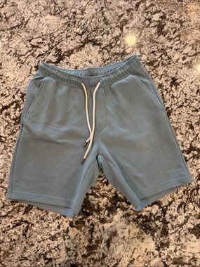 American Eagle Outfitters Light Blue Drawstring Athletic Shorts
